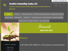 Tablet Screenshot of creativecounselingcenter.org